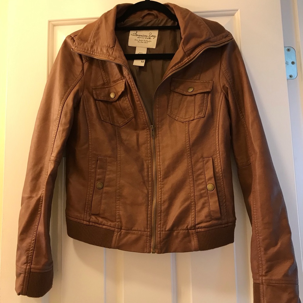 Faux Leather Jacket